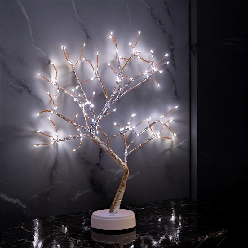 LED Tree USB Table Lamp with Adjustable Branches