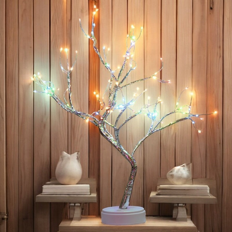 LED Tree USB Table Lamp with Adjustable Branches