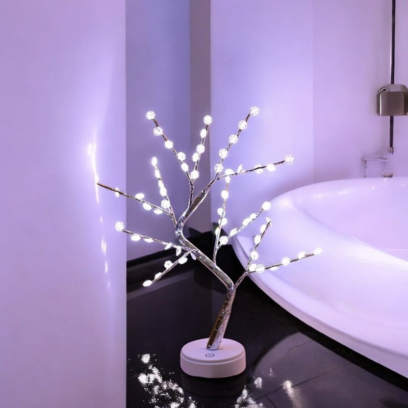 LED Tree USB Table Lamp with Adjustable Branches